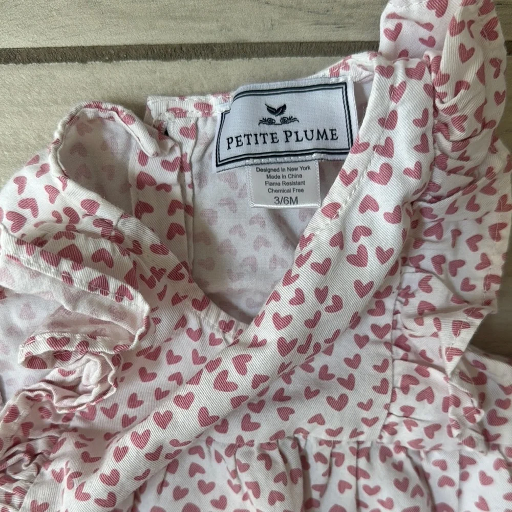 Petite Plume matching TWIN Blue and Pink Baby Outfit Set - Picture 6 of 9